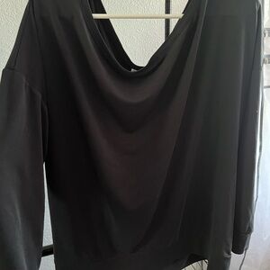 Fabletics Black Off the Shoulder Top